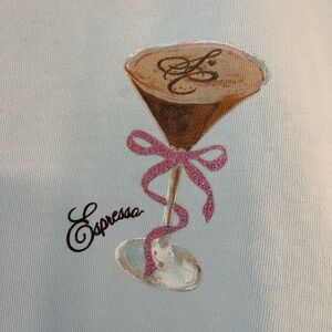 Espresso Sabrina Carpenter blue crewneck